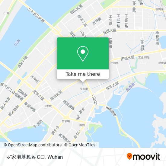 罗家港地铁站C口 map