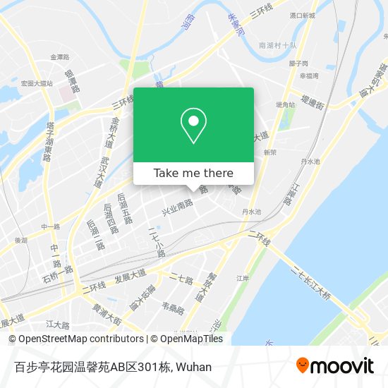 百步亭花园温韾苑AB区301栋 map