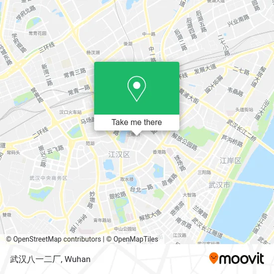 武汉八一二厂 map