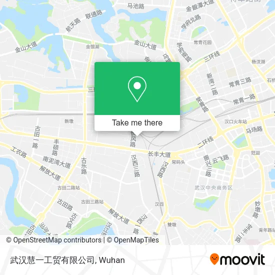 武汉慧一工贸有限公司 map