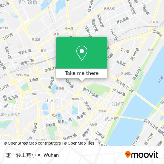 惠一轻工苑小区 map