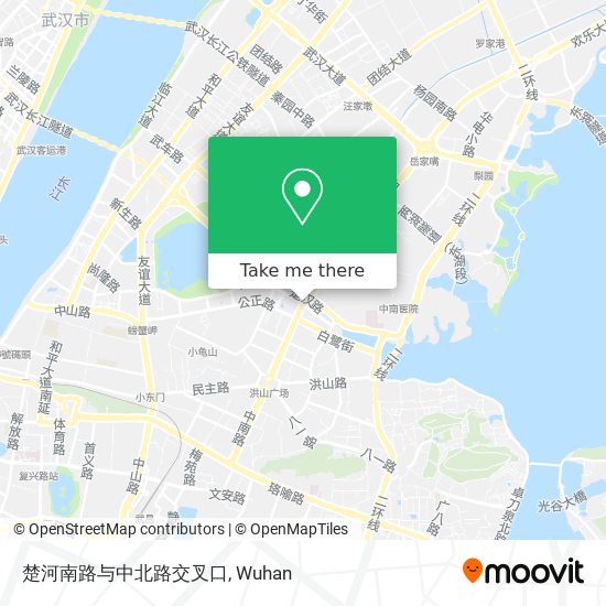 楚河南路与中北路交叉口 map