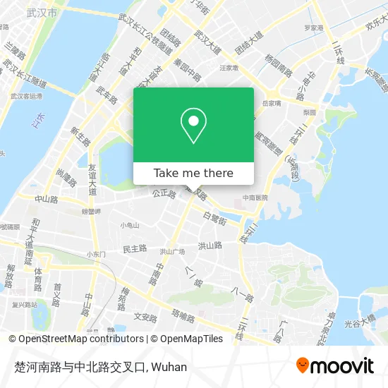 楚河南路与中北路交叉口 map