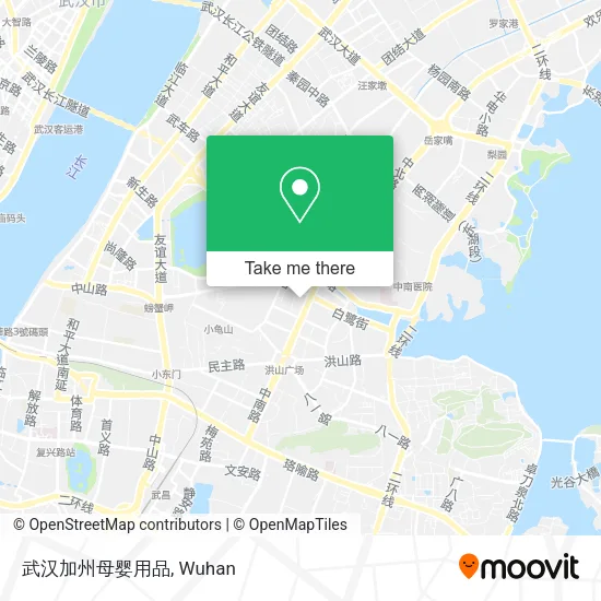 武汉加州母婴用品 map