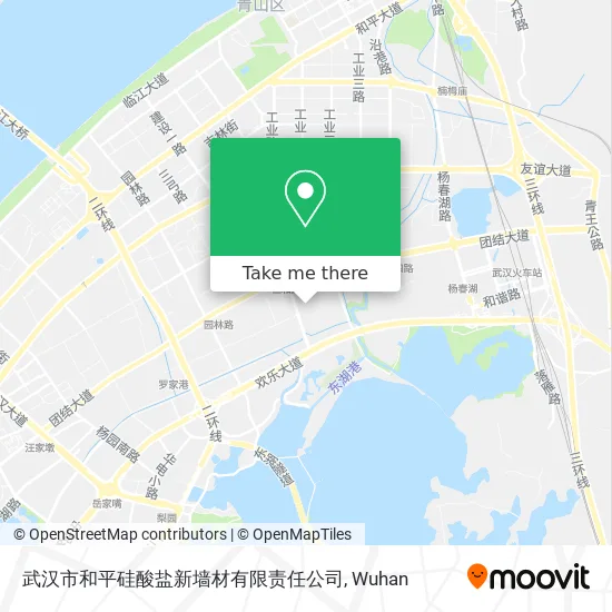 武汉市和平硅酸盐新墙材有限责任公司 map