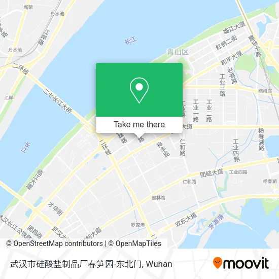 武汉市硅酸盐制品厂春笋园-东北门 map