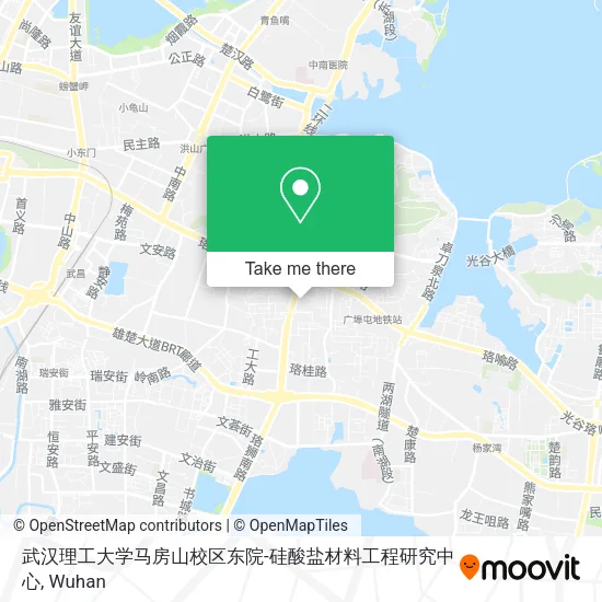 武汉理工大学马房山校区东院-硅酸盐材料工程研究中心 map