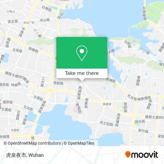 虎泉夜市 map