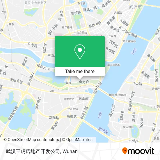 武汉三虎房地产开发公司 map