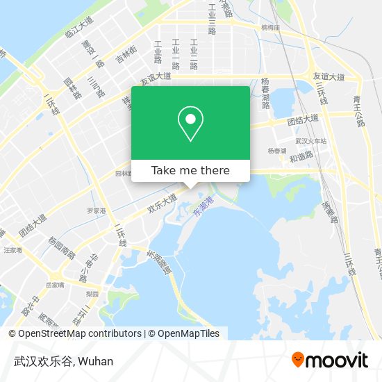 武汉欢乐谷 map