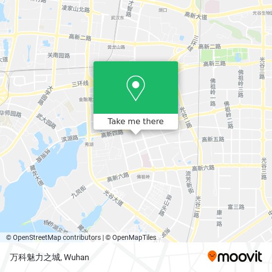 万科魅力之城 map