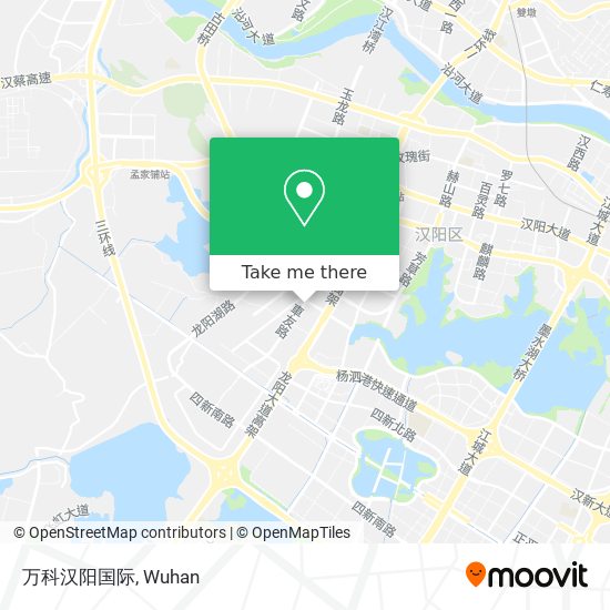 万科汉阳国际 map