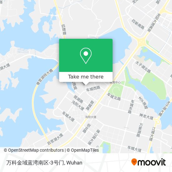 万科金域蓝湾南区-3号门 map