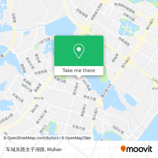 车城东路太子湖路 map