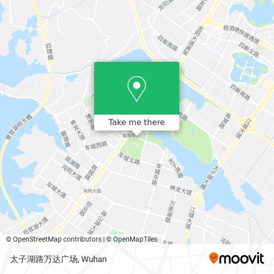 太子湖路万达广场 map