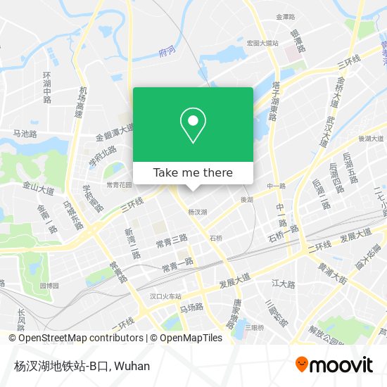 杨汊湖地铁站-B口 map