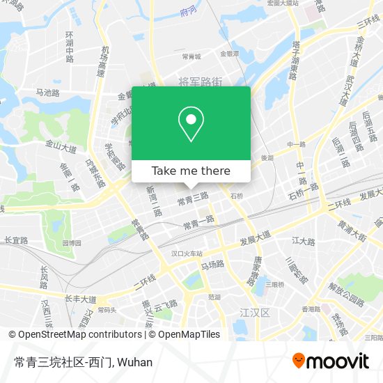 常青三垸社区-西门 map