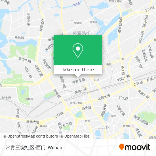 常青三垸社区-西门 map
