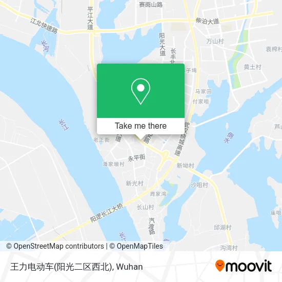 王力电动车(阳光二区西北) map
