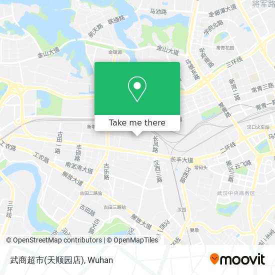 武商超市(天顺园店) map