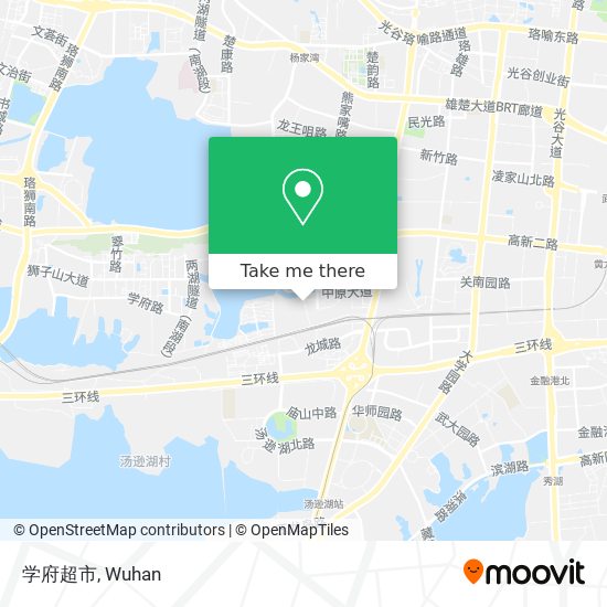 学府超市 map