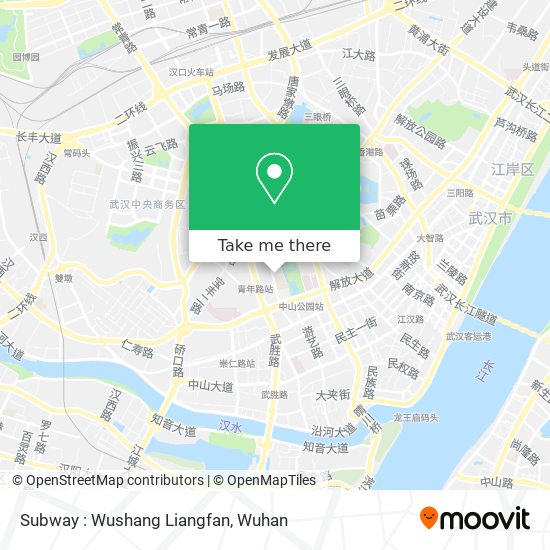 Subway : Wushang Liangfan map