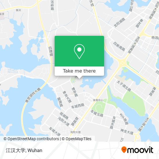 江汉大学 map