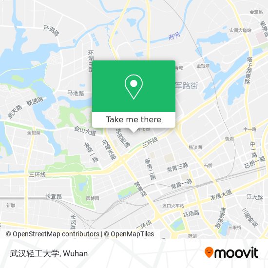 武汉轻工大学 map
