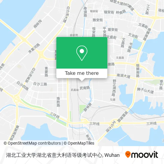 湖北工业大学湖北省意大利语等级考试中心 map