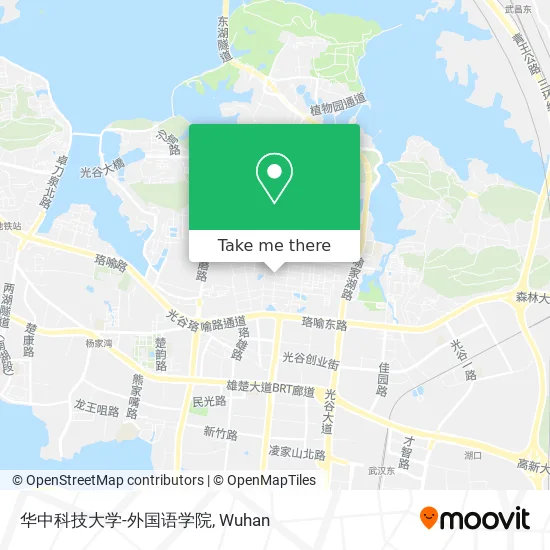 华中科技大学-外国语学院 map