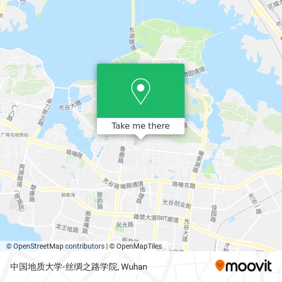 中国地质大学-丝绸之路学院 map