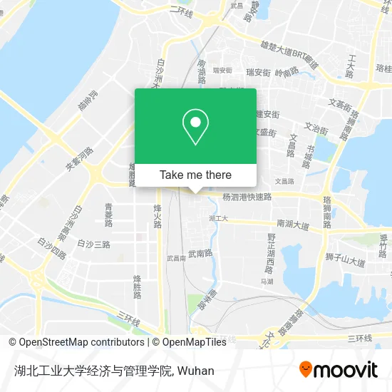 湖北工业大学经济与管理学院 map