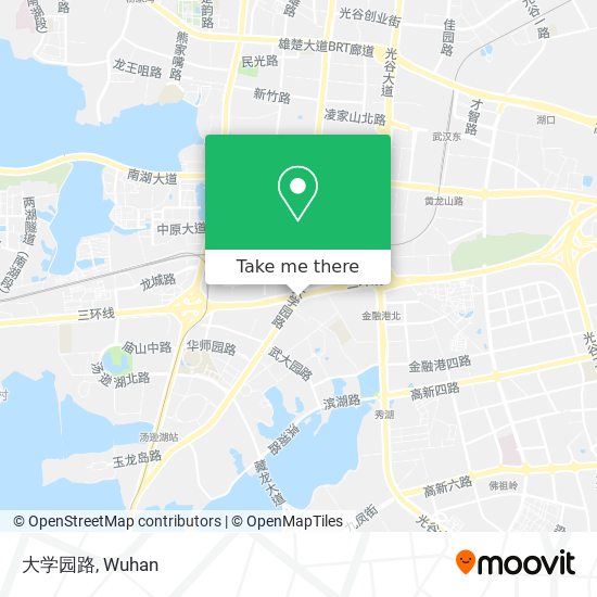 大学园路 map