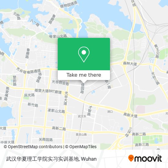 武汉华夏理工学院实习实训基地 map