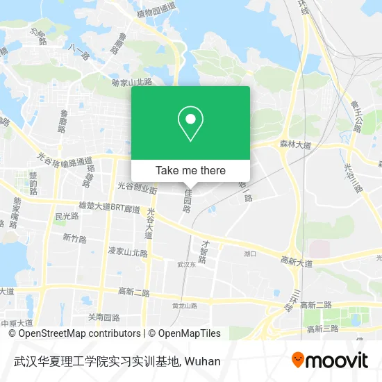 武汉华夏理工学院实习实训基地 map