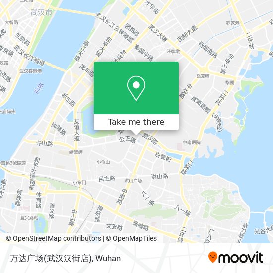 万达广场(武汉汉街店) map