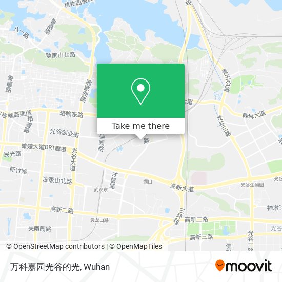 万科嘉园光谷的光 map