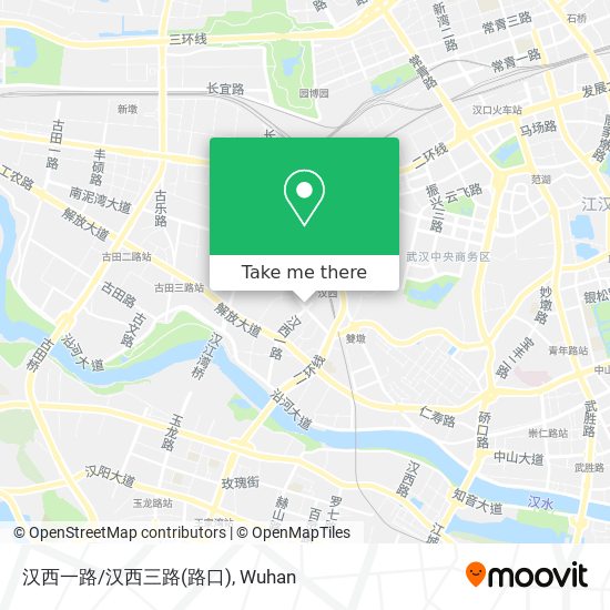 汉西一路/汉西三路(路口) map