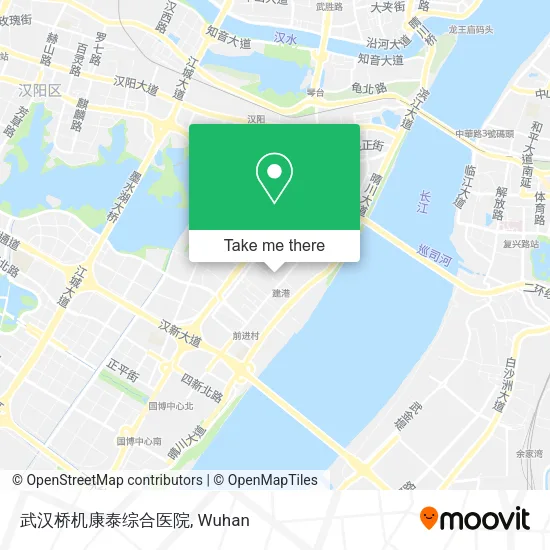 武汉桥机康泰综合医院 map