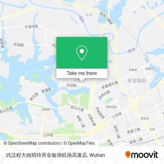 武汉程大姐招待所金银湖机场高速店 map