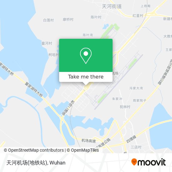 天河机场(地铁站) map