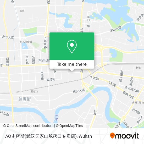 AO史密斯(武汉吴家山舵落口专卖店) map