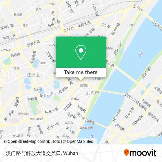 澳门路与解放大道交叉口 map