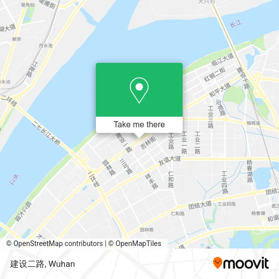 建设二路 map