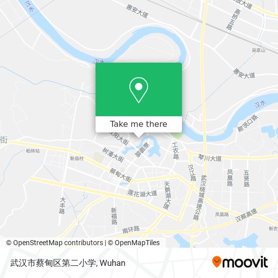 武汉市蔡甸区第二小学 map