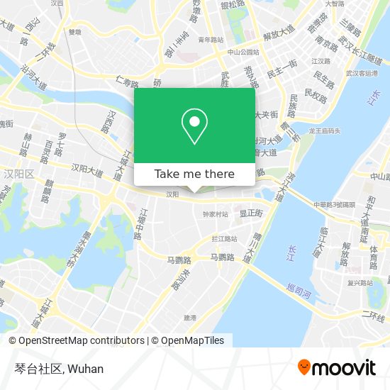琴台社区 map