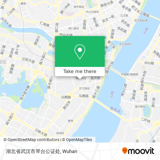 湖北省武汉市琴台公证处 map