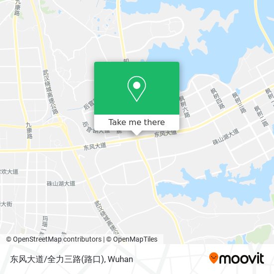 东风大道/全力三路(路口) map