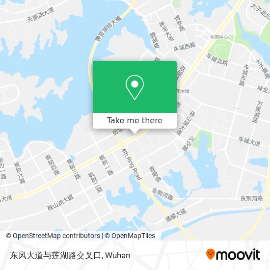 东风大道与莲湖路交叉口 map