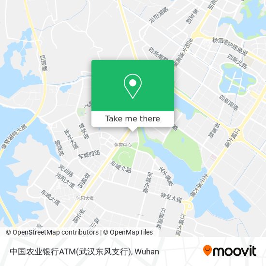 中国农业银行ATM(武汉东风支行) map